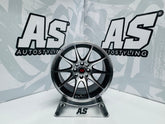 15” AS XXR  - M7549 4x100 4x108 Machine black
